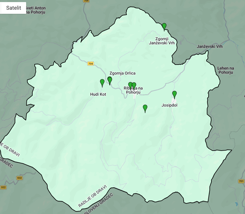 Lokacije defibrilatorjev